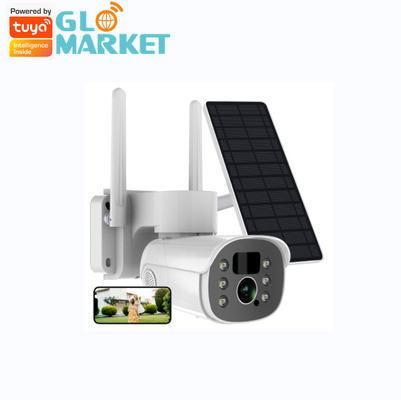 Солнечная батарея PTZ Bullet Camera Tuya Smart PIR Motion WiFi 2MP CCTV IP-камера безопасности