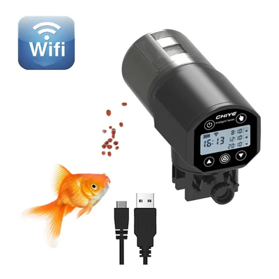 Фидер RoHS аквариума Wifi фидера рыб LCD 200ml умный автоматический