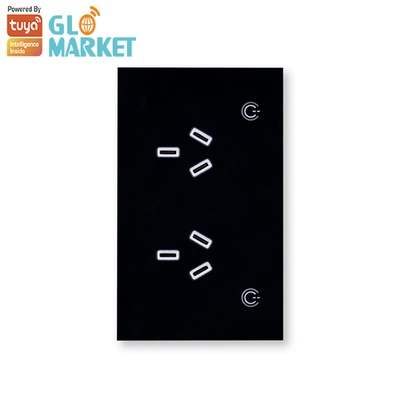 Glomarket Tuya Au Smart Wifi Socket Timer Беспроводная розетка с 2 usb-разъемами для работы с Alexa и Google Home
