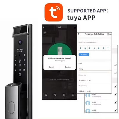 Glomarket Tuya Wifi распознавание лиц умный дверной замок с камерой