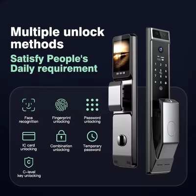 Glomarket Tuya Wifi распознавание лиц умный дверной замок с камерой