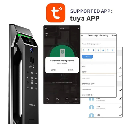 Гломаркет 3D распознавание лица отпечатки пальцев Tuya Wifi Digital Smart Lock