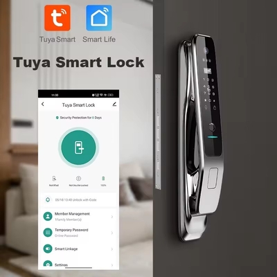 Распознавание лица интеллектуальный замок полностью автоматический Туя Умный безопасный дом