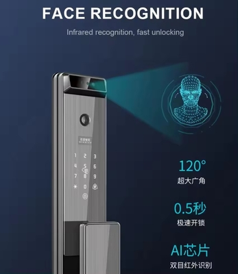 Glomarket Tuya Digital Smart Lock Полностью автоматическая биометрическая система безопасности отпечатки пальцев 3D распознавание лица пароль дверной замок