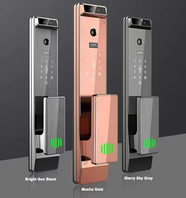 Glomarket Tuya Digital Smart Lock Полностью автоматическая биометрическая система безопасности отпечатки пальцев 3D распознавание лица пароль дверной замок