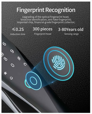 Glomarket 3D Face WIFI Smart Полностью автоматический смарт-замок отпечатки пальцев APP Карта ключ разблокировка интеллектуальный дверной замок с камерой