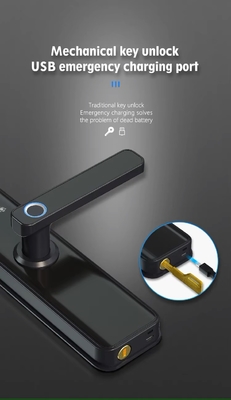 Glomarket Tuya Wifi Smart Door Lock With Cat Eye Цифровой замок электронный отпечаток пальцев Умный дом