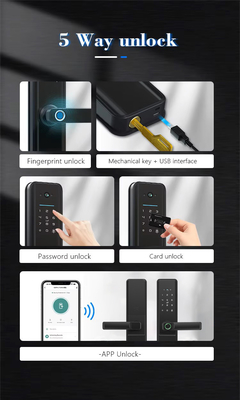 Glomarket Tuya Wifi Smart Door Lock With Cat Eye Цифровой замок электронный отпечаток пальцев Умный дом
