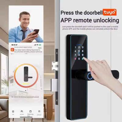 Glomarket Smart Cerradura Fechadura Digital Tuya Ttlock Lock Rfid Карта пароль Отпечаток пальца Умный дверной замок