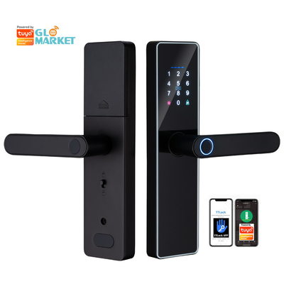 Glomarket Smart Cerradura Fechadura Digital Tuya Ttlock Lock Rfid Карта пароль Отпечаток пальца Умный дверной замок