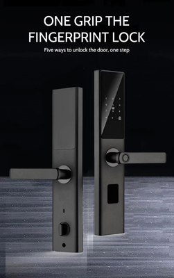 Glomarket Tuya Smart WiFi Digital Door Lock Code RFID IC Card Smartphone App Отключается биометрический отпечаток пальца Умный замок