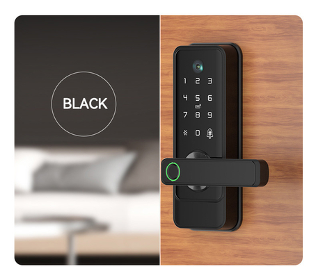 Glomarket Tuya Wifi Keyless Deadbolt Lock Serraduras Электрическая ручка Входная дверь с клавиатурой Умный отпечаток пальца Цифровой замок
