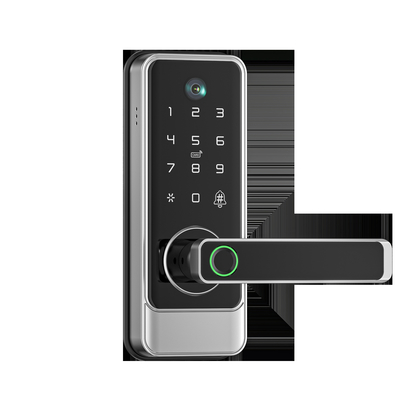 Glomarket Tuya Wifi Keyless Deadbolt Lock Serraduras Электрическая ручка Входная дверь с клавиатурой Умный отпечаток пальца Цифровой замок