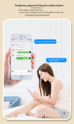 Glomarket Smart Tuya Водостойкий дверной замок Сдвижной дверь Отпечаток пальца Пароль Удаленное управление Ручка Электронный интеллектуальный замок