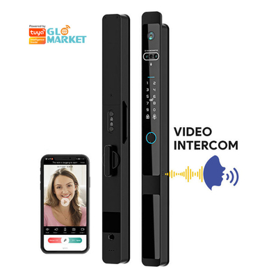 Glomarket Tuya 3d Face Cerradura Inteligente Автоматическая электрическая камера Wifi отпечаток пальцев Цифровой смарт-замок двери