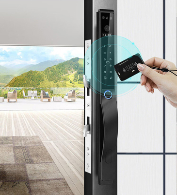 Glomarket Outdoor Electric Keyless 3D Face Recognition Tuya Digital Password Card Дверный замок водонепроницаемый отпечаток пальца Умный замок