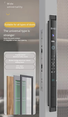 Glomarket 3D распознавание лиц Tuya Wifi Алюминиевый Сдвижный Замок Дверь водонепроницаемая отпечатки пальцев Умный Цифровой Замок Стеклянный Замок Дверь