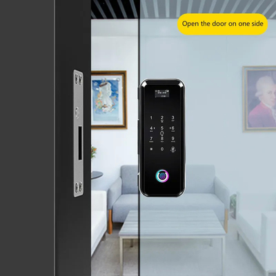 Glomarket Smart Tuya Wifi Стеклянный дверной замок отпечаток пальца Цифровая клавиатура Парольный замок Интеллектуальная связь Удаленное разблокирование
