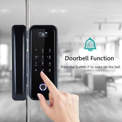 Glomarket Smart Tuya Wifi Стеклянный дверной замок отпечаток пальца Цифровая клавиатура Парольный замок Интеллектуальная связь Удаленное разблокирование