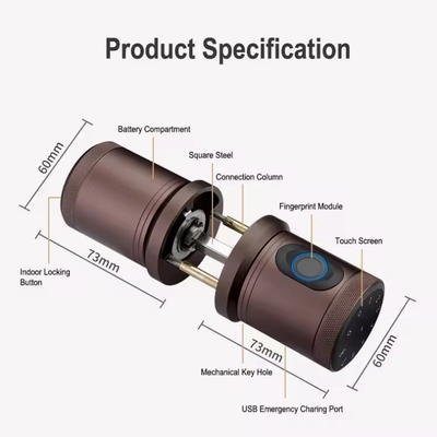 Гломаркет Новый стиль Tuya App Control Smart Lock Door Отпечаток пальца Пароль Дом Отель Квартира Электронный Умный Кнопка Дверь Замок