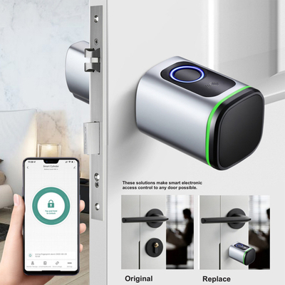 Glomarket Home Smart Door Lock Ttlock Smart Fingerprint Card Key Unlock Регулируемый цилиндр Euro Smart Lock Туя Приложение дверной замок