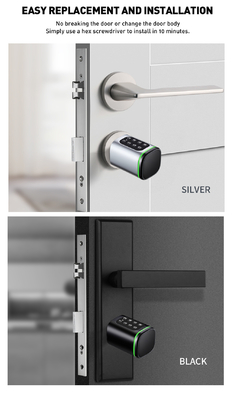 Glomarket Tuya Ttlock Smart Digital Keyless Door Lock Цилиндровый замок с комбинацией пароля и карты Электронный замок Цилиндры Smart Lock