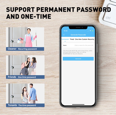 Glomarket Tuya Ttlock Smart Digital Keyless Door Lock Цилиндровый замок с комбинацией пароля и карты Электронный замок Цилиндры Smart Lock