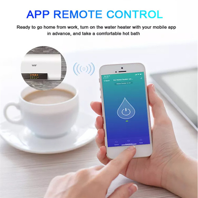 Glomarket Tuya Smart Glass Touch Button Wifi Smart Boiler Switch Alexa голосовое управление ЕС стандартный переключатель водонагревателя
