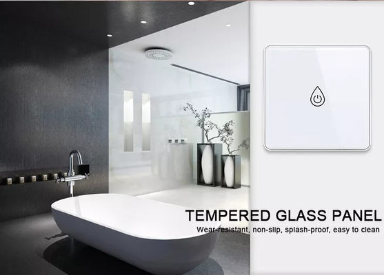 Glomarket Tuya Smart Glass Touch Button Wifi Smart Boiler Switch Alexa голосовое управление ЕС стандартный переключатель водонагревателя