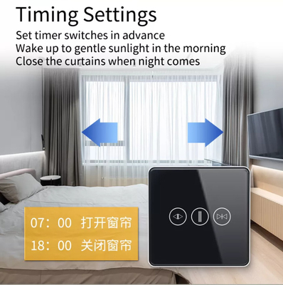 Умный переключатель занавески Wi-Fi / Zigbee голосовой контроль Google Assistant Умный стандартный экран с сенсорным экраном APP переключатель гаража