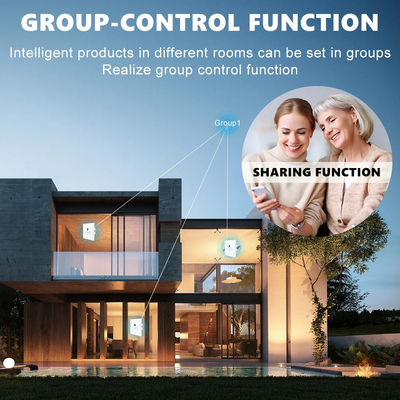 Glomarket Tuya Wifi Fan Light Switch Touch 3 в 1 Switch 5 скоростной регулировки потолок Фан переключатель для Alexa Google Home