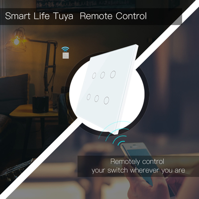 Glomarket Smart Wifi Бразилия 118*124 переключатель Работа с Google Alexa Assistant Tuya Smart Light Switch для дома