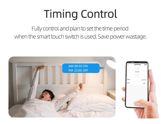 Glomarket Tuya WiFi Zigbee Smart Light Switch Push Button Wall Switch 1/2/3 Gang Работа с Alexa Google Home