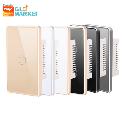 Glomarket Tuya Smart Switch Wifi US Электрический настенный переключатель Google Home Alexa Light Lamp Touch Switch Управление приложением