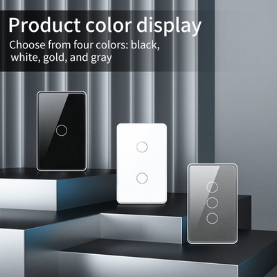 Glomarket Tuya Smart Switch Wifi US Электрический настенный переключатель Google Home Alexa Light Lamp Touch Switch Управление приложением