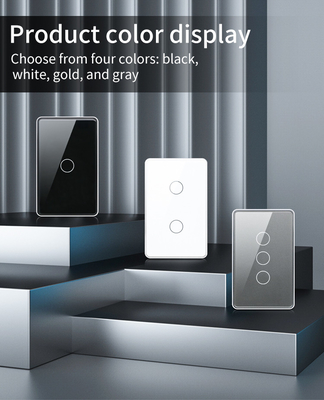Glomarket Tuya Smart Switch Wifi US Электрический настенный переключатель Google Home Alexa Light Lamp Touch Switch Управление приложением