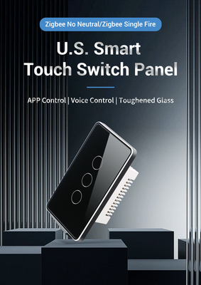 Glomarket Tuya Smart Switch Wifi US Электрический настенный переключатель Google Home Alexa Light Lamp Touch Switch Управление приложением