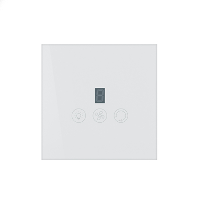Glomarket Tuya Wifi Smart Fan Switch Tuya Smart Switch Фанат скорость света включения и выключения голосового управления Управление переключателем EU / US Standard