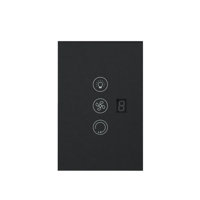 Glomarket Tuya Wifi Smart Fan Switch Tuya Smart Switch Фанат скорость света включения и выключения голосового управления Управление переключателем EU / US Standard
