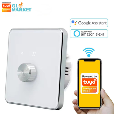 Glomarket Smart Home Dimmer Switch Tuya Zigbee Голосовое управление Кнопка затемнения регулировать яркость с цифровым дисплеем
