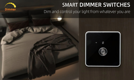 Glomarket Smart Home Dimmer Switch Tuya Zigbee Голосовое управление Кнопка затемнения регулировать яркость с цифровым дисплеем