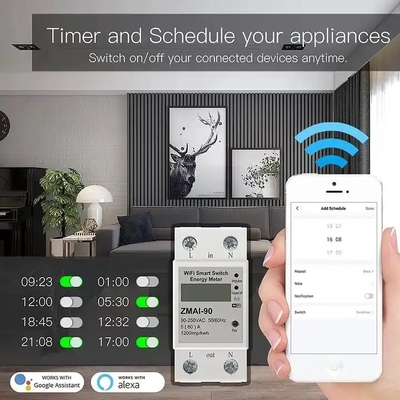 Glomarket Wifi Tuya/Smart Life App Удаленное управление Умный защитник цепи Реле устройство переключатель прерыватель Энергометр
