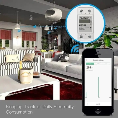 Glomarket Wifi Tuya/Smart Life App Удаленное управление Умный защитник цепи Реле устройство переключатель прерыватель Энергометр