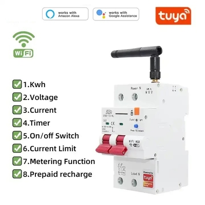 Glomarket Wifi выключатель смарт-ключа Tuya Smart 1p 2p 3p 4p Система умного дома Электрическая схема 4P MCB умный выключатель
