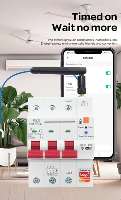 Glomarket Wifi выключатель смарт-ключа Tuya Smart 1p 2p 3p 4p Система умного дома Электрическая схема 4P MCB умный выключатель