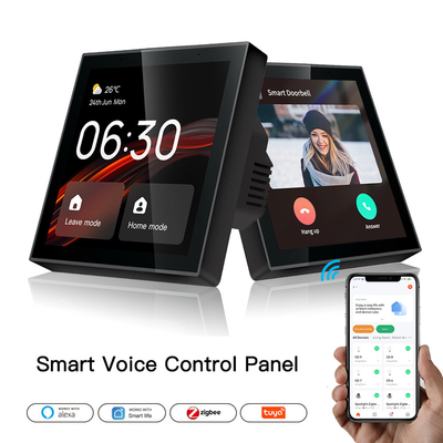 Glomarket Tuya Smart 4-дюймовый многофункциональный сенсорный экран панель управления Alexa Voice Zigbee Центральное управление