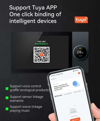 Glomarket Tuya Wifi Smart 7-дюймовая панель управления многофункциональная музыкальная стена с сенсорным экраном Zigbee Hub Gateway Центральное управление