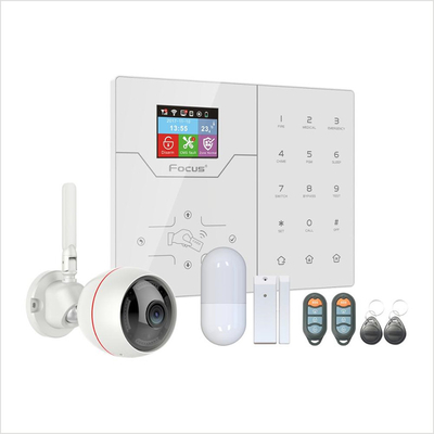 Glomarket 4G/WIFI Gsm IP Network Home Alarm Security System Wireless Anti Theft Tuya Smart Home With Motion Detector