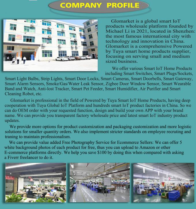 Гломаркет Стеклянная сенсорная панель Tuya Wifi лампочка Беспроводная дистанционная регулируемая лампочка Приглушитель сенсорный переключатель Умный для лампочек 20